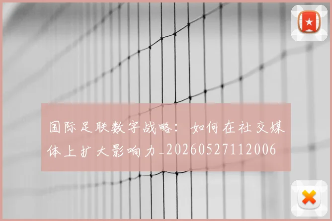 国际足联数字战略:如何在社交媒体上扩大影响力_20260527112006