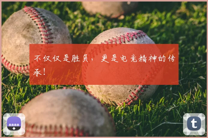不仅仅是胜负，更是电竞精神的传承！